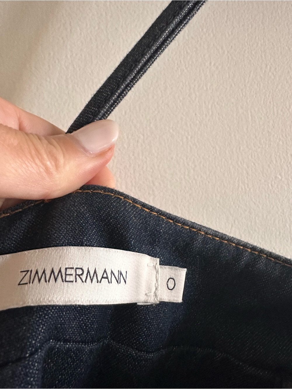 Zimmermann Crush Denim Corset Style Midi Dress - Picture 5 of 6